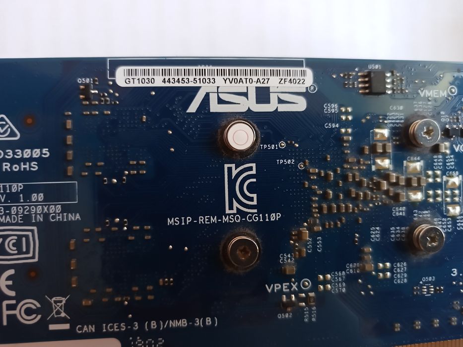 Karta graficzna Asus GT 1030 SL-2G-BRK