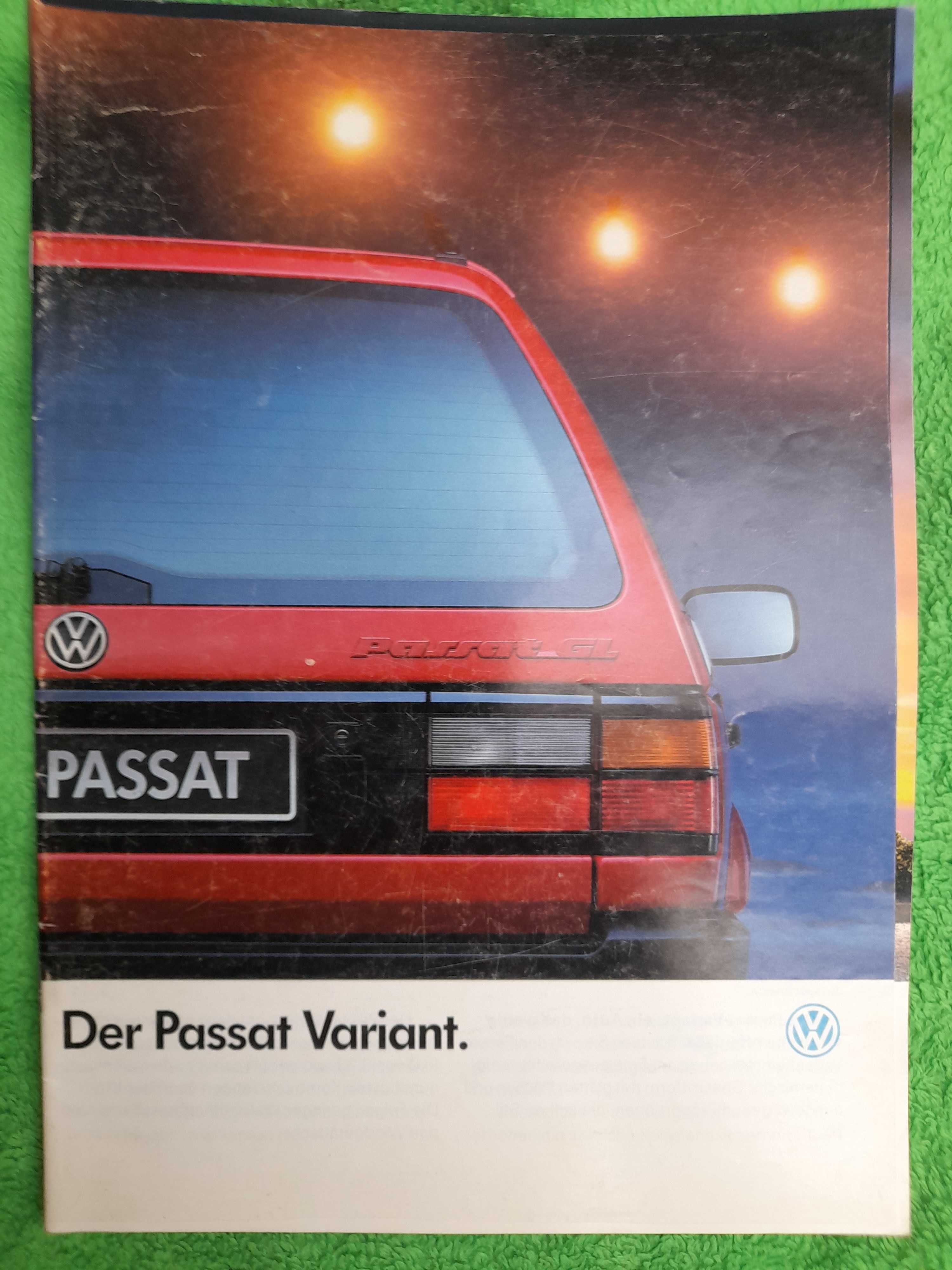 VOLKSWAGEN Passat Variant B3 język niemiecki rok 1992