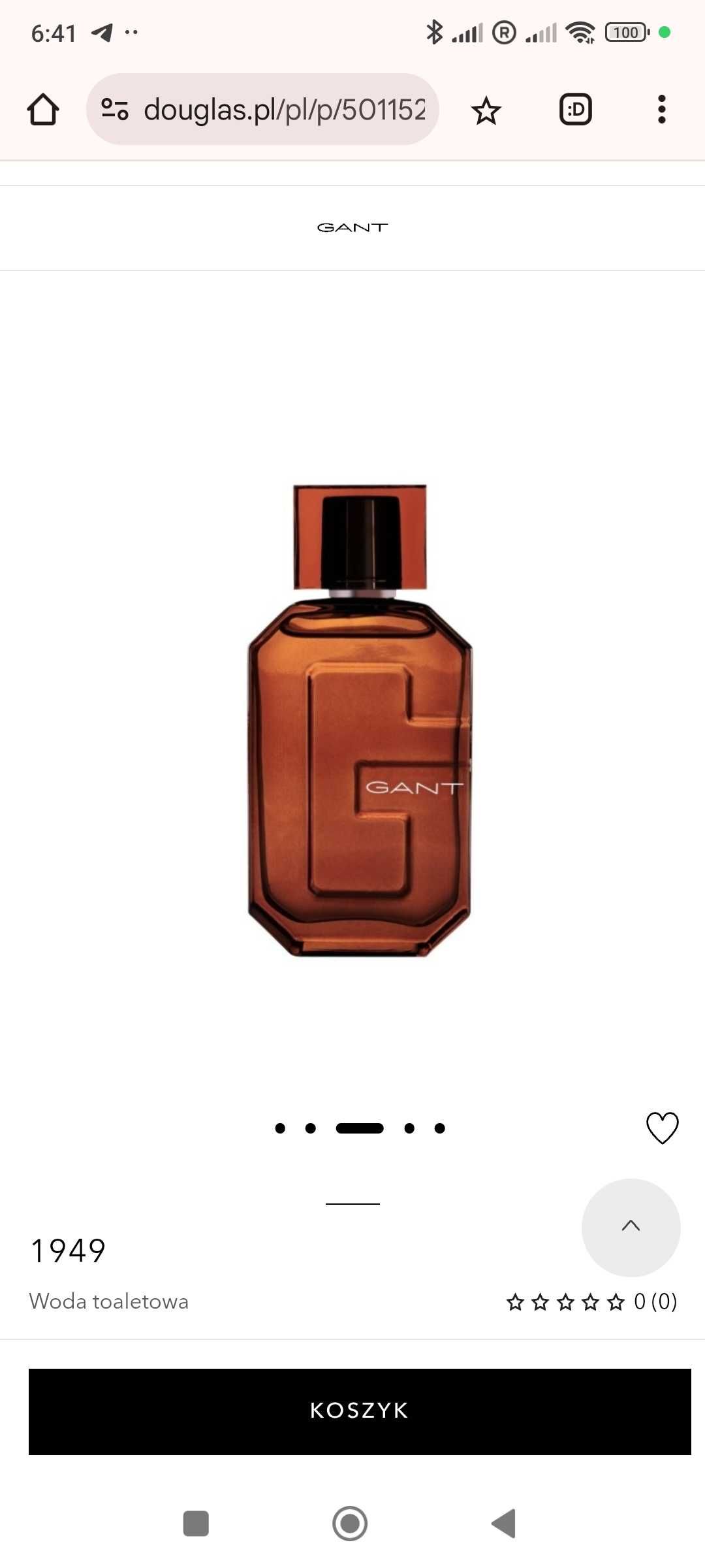 EDT GANT 100ml męski