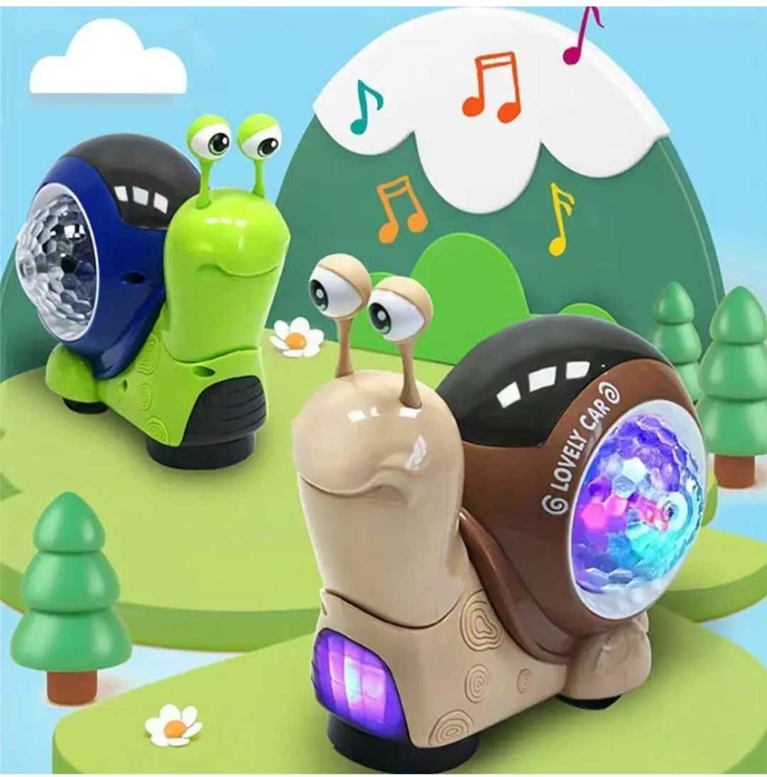 Музична іграшка Равлик-павлик (світло, звук, проектор, рухома голова