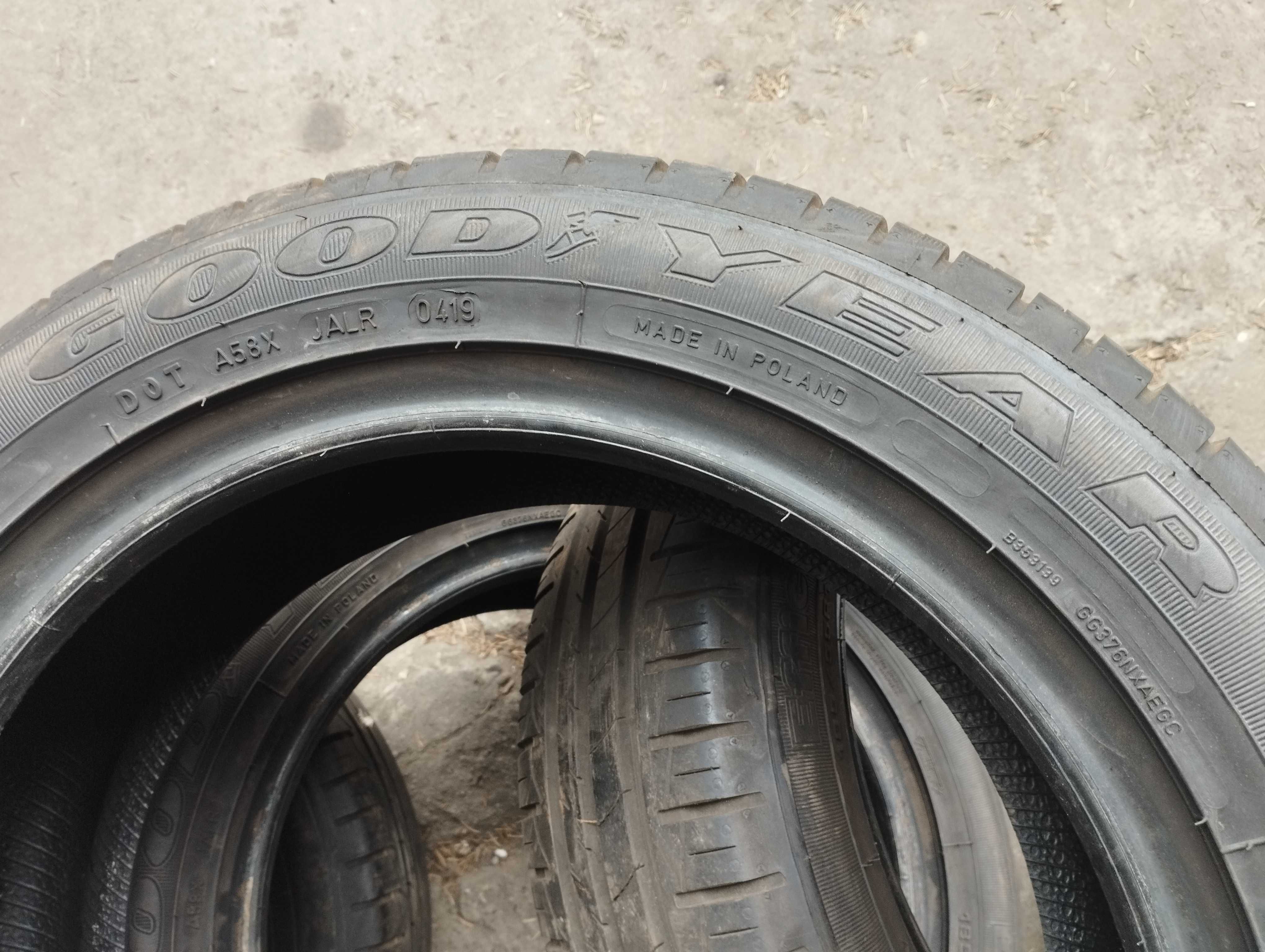 Komplet opon letnich Goodyear 185/55r15 7.5mm 4szt