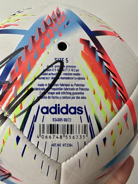 Piłka Adidas autograf Szymon Marciniak
