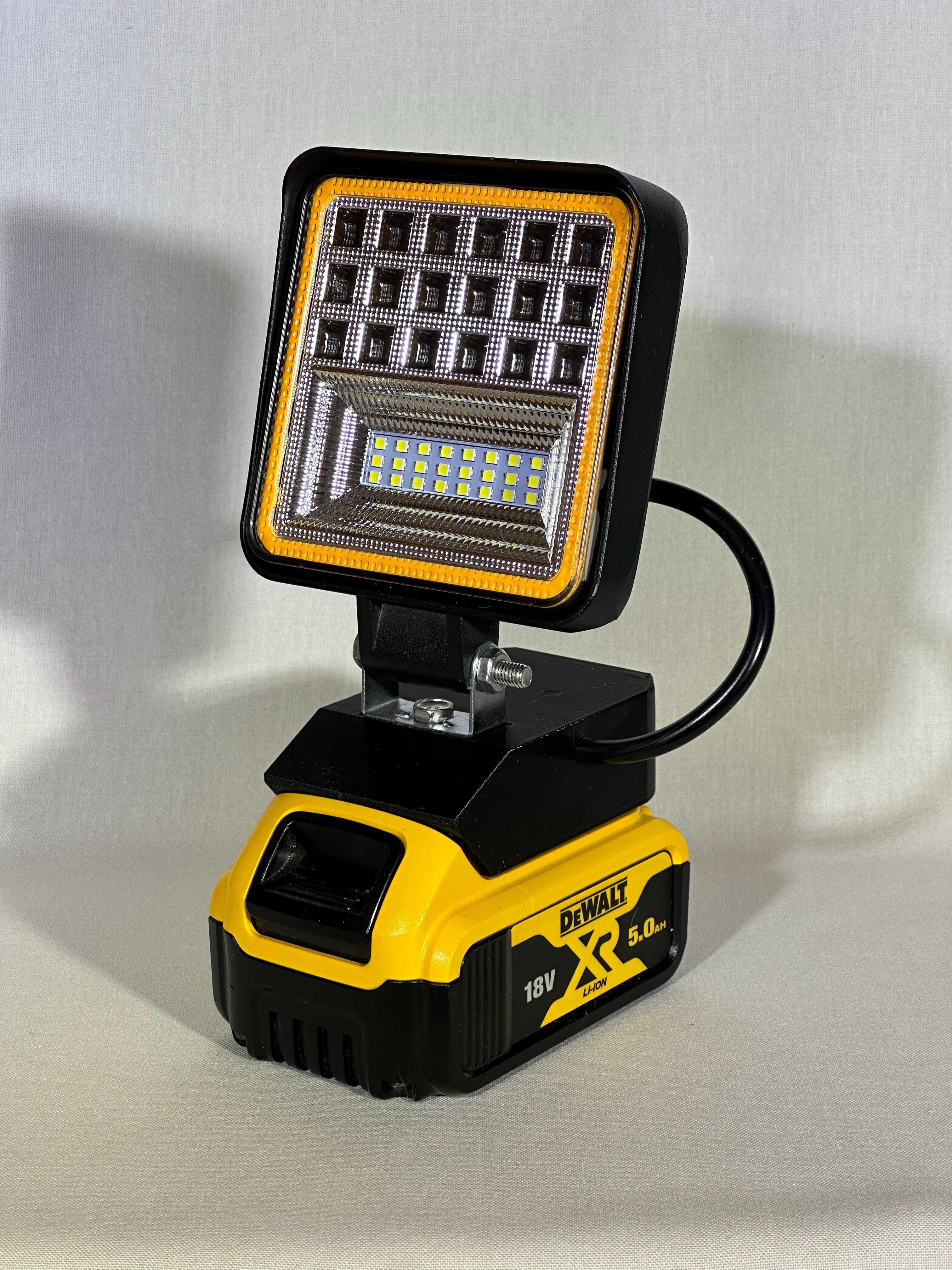 Lampa led 2 tryby do DeWalt XTR 18V 20V