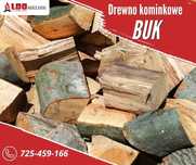 Drewno kominkowe opałowe buk  połupane