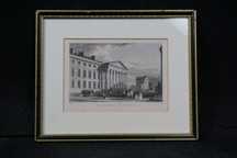 Staloryt Plymouth teatr J. Thomas T. Allom grafika obraz
