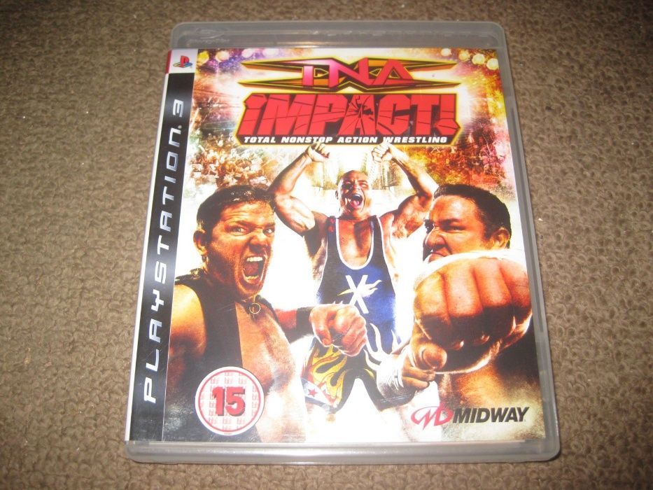 Jogo "TNA Impact!" PS3/Completo!