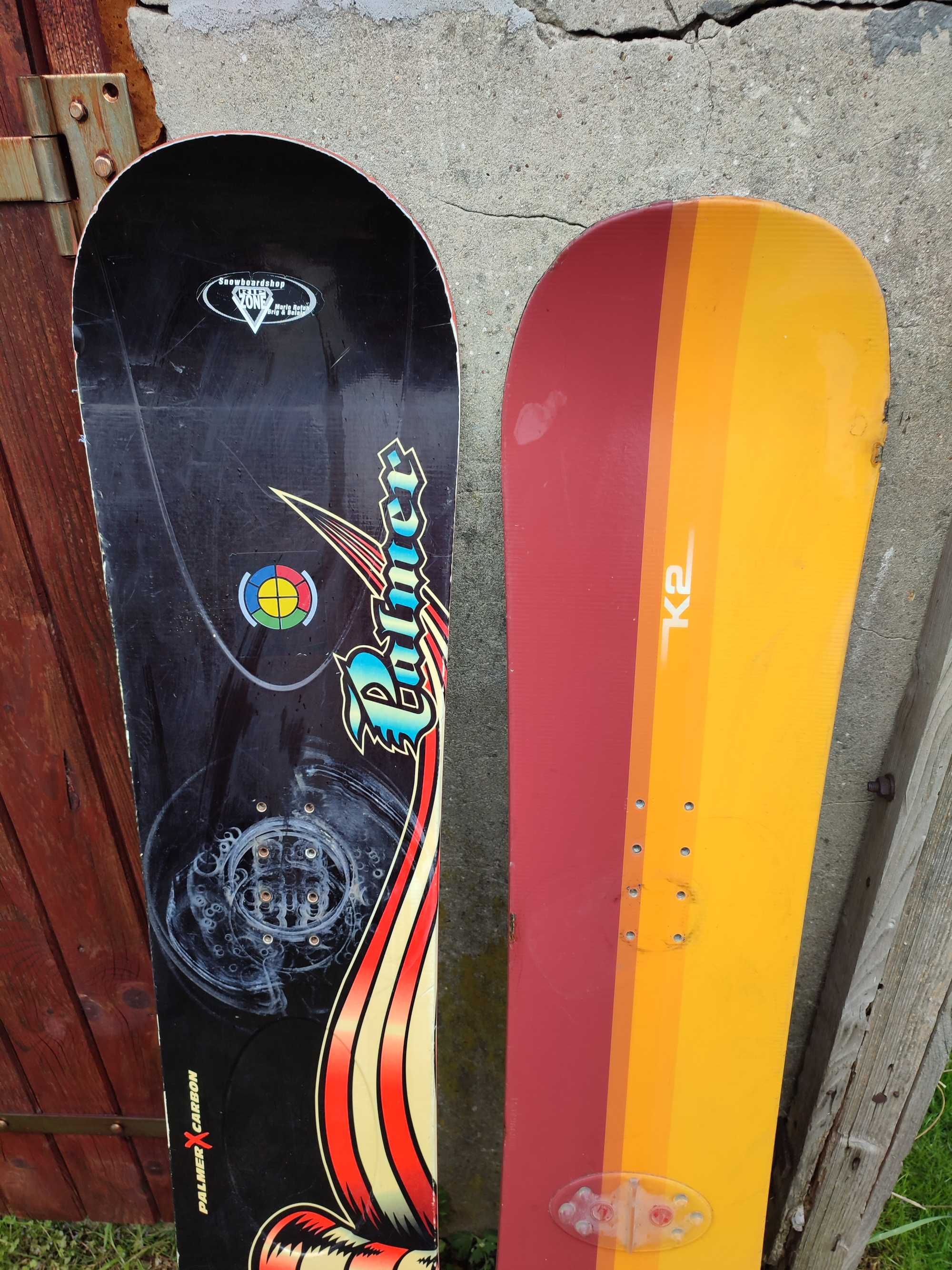 Deska snowboardowa 158 i 153 Deski Palmer K2 Snowboard 158 153