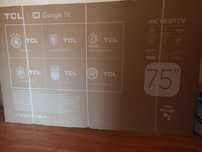 Tv 75" gigante marca TCL
