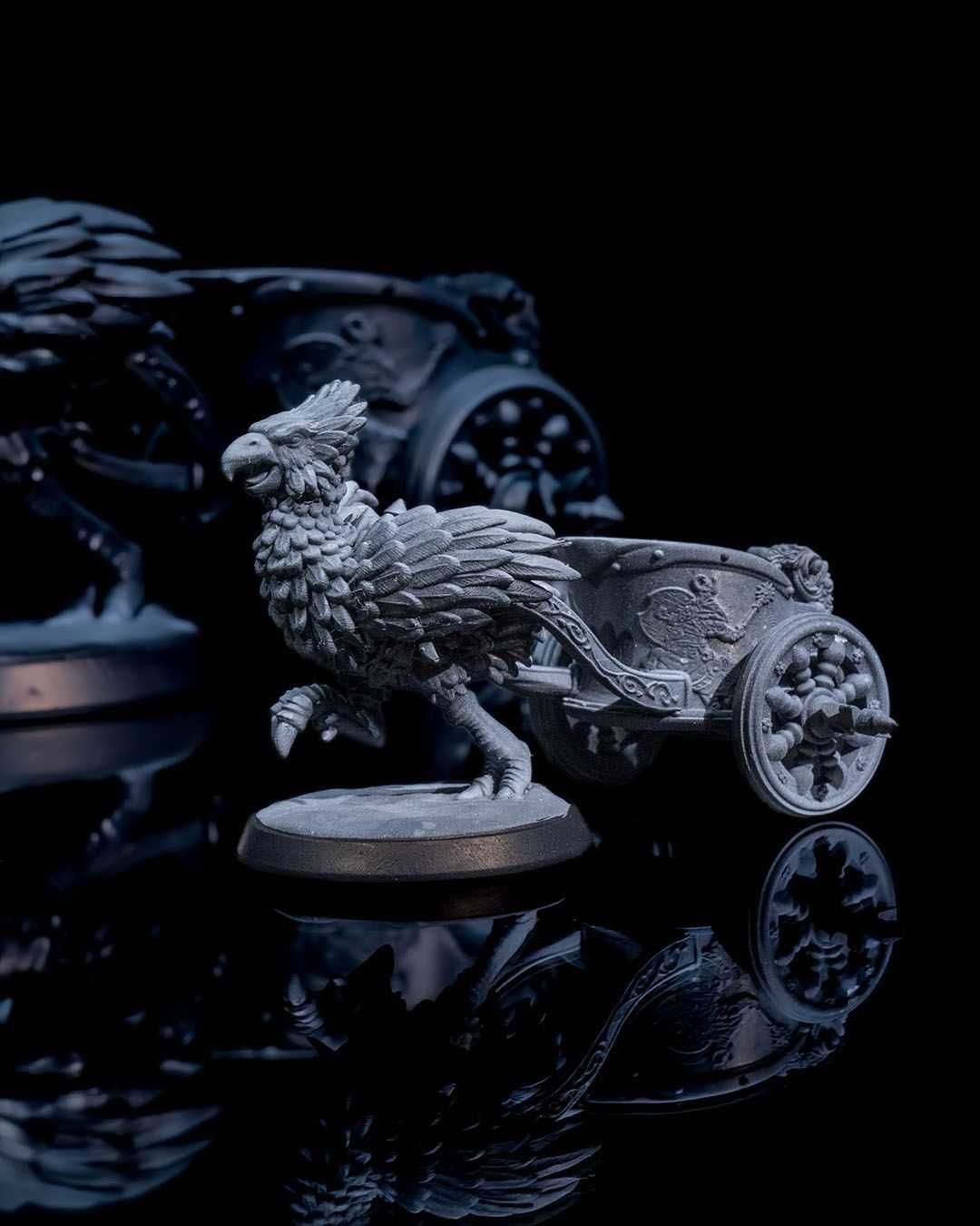 Rydwan wojenny figurka 32mm 14K zgodna z DnD RPG Pathfinder Warhamm.