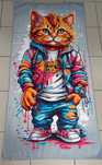 Ręcznik plażowy 70x140cm kot