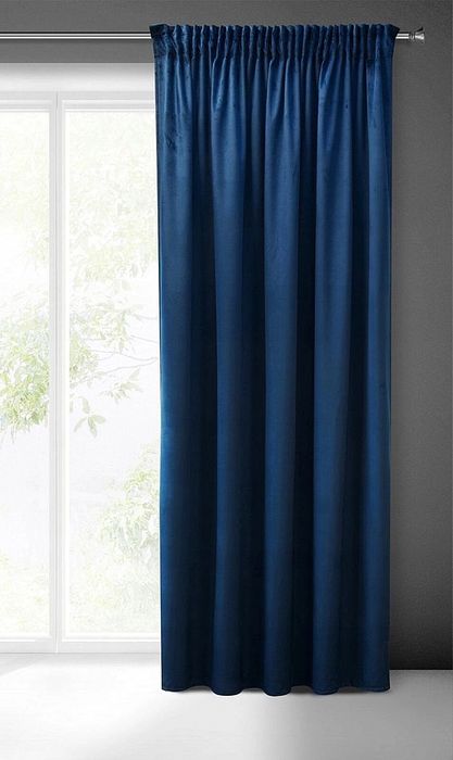 Zasłona 140x270 Dekoracyjna Pierre Cardin Sibel Taśma Granat