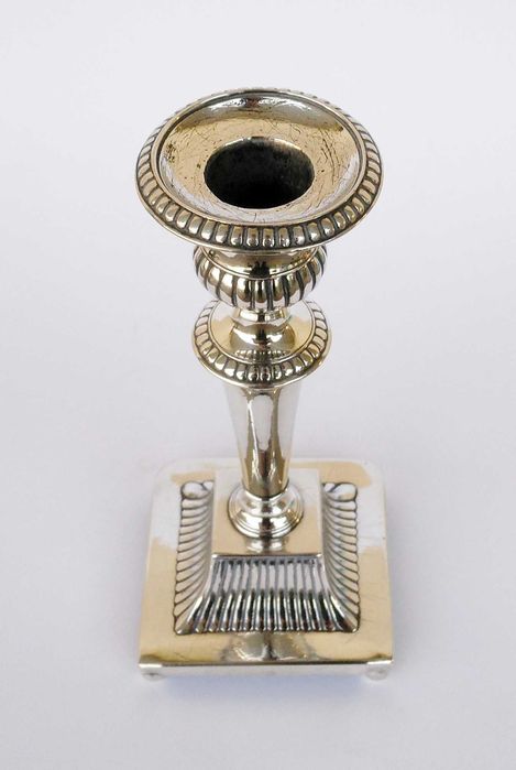 Antigo castiçal séc. XIX em prata Portuguesa