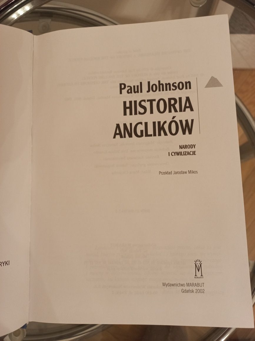 Super wydanie Historia Anglików Narody i Cywilizacje Paul Johnson