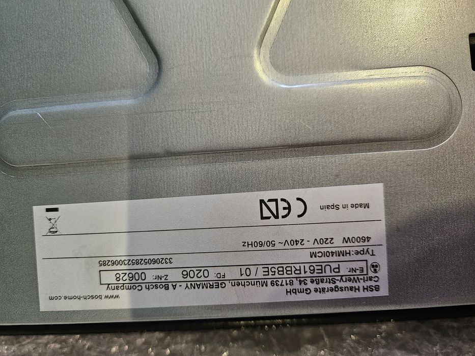 Płyta indukcyjna bosh