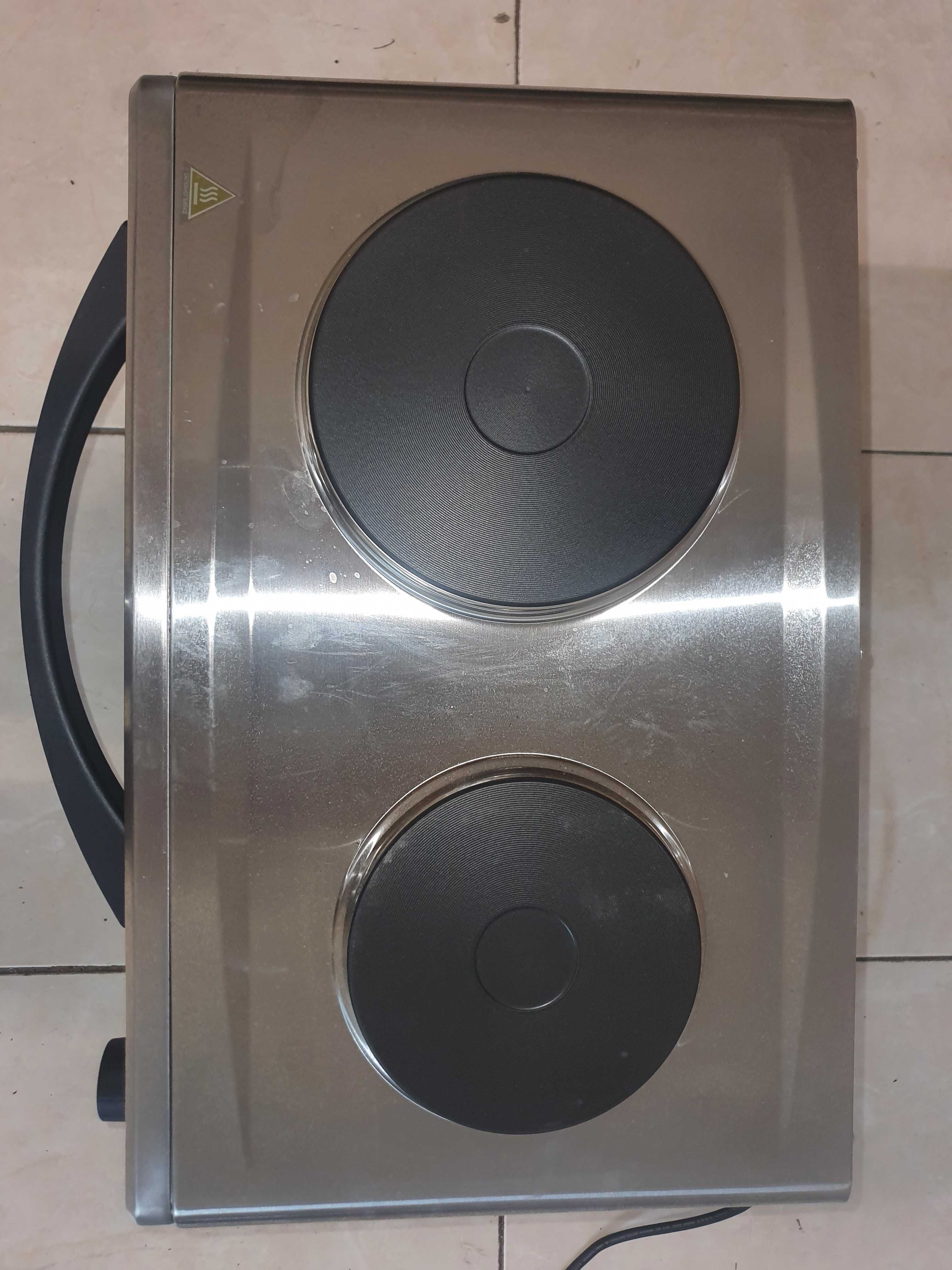 Mini forno com duas placas eléctricas