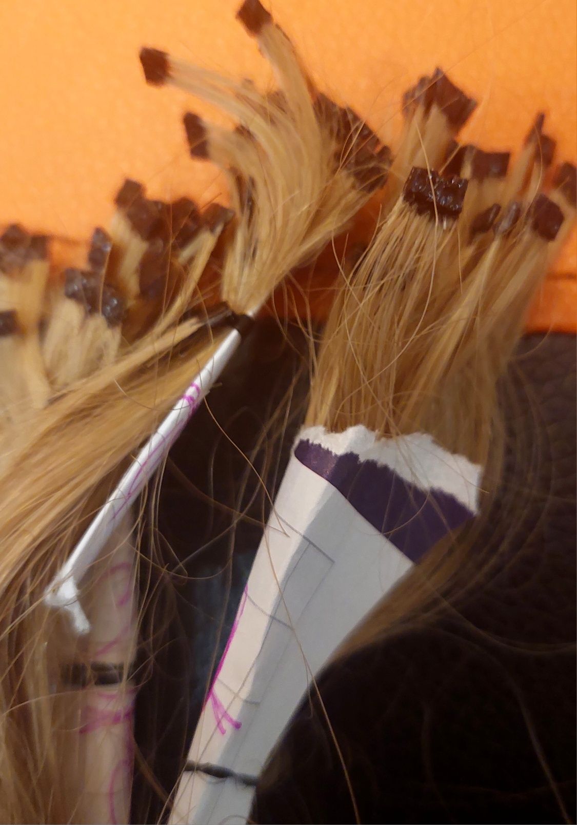 Włosy naturalne dziewicze  nowe keratyna 55cm