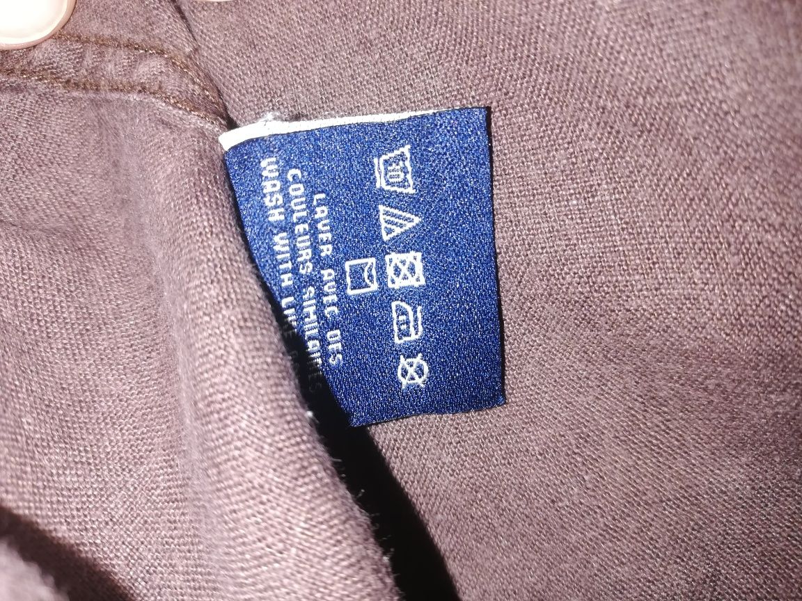 Camisa de linho Façonnable T-XL