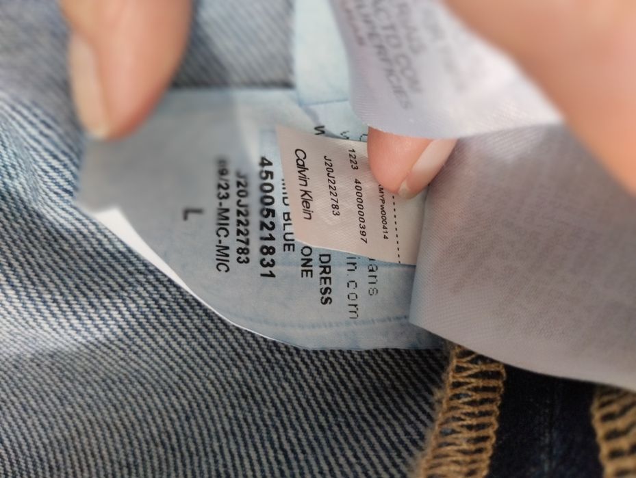 Calvin Klein Jeans джинсовий сарафан , сукня