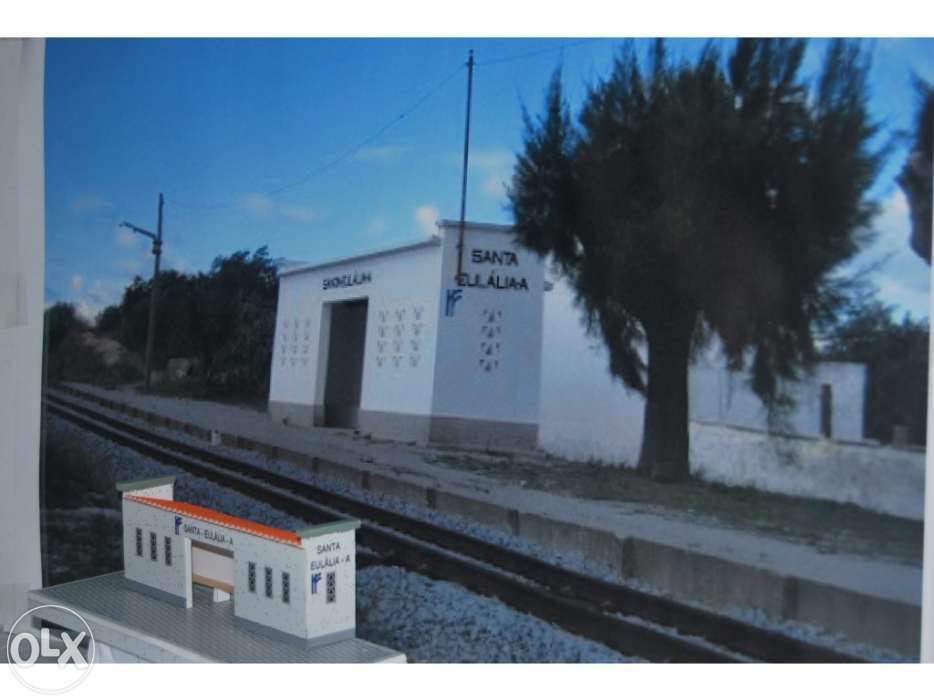 Comboio ho -apead ferroviário santa eulália a /jardia escala ho