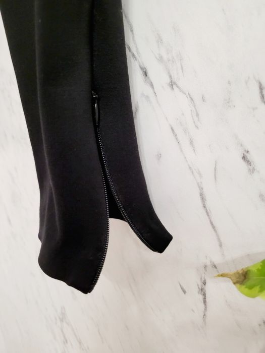 Eleganckie spodnie cygaretki dzwony premium suwaki po bokach styl prep