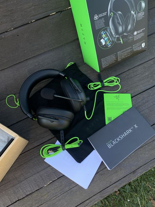 ОРИГІНАЛ Ігрові Навушники з мікрофоном Razer Blackshark V2 X Black