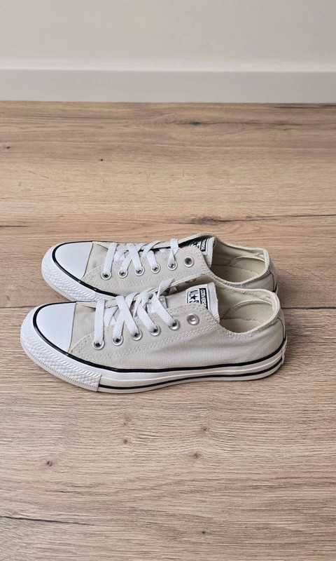 Oryginalne szaro beżowe trampki Converse 38