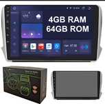 Radio Android 4/64 Peugeot 208- 2008 DSP GPS Kamera