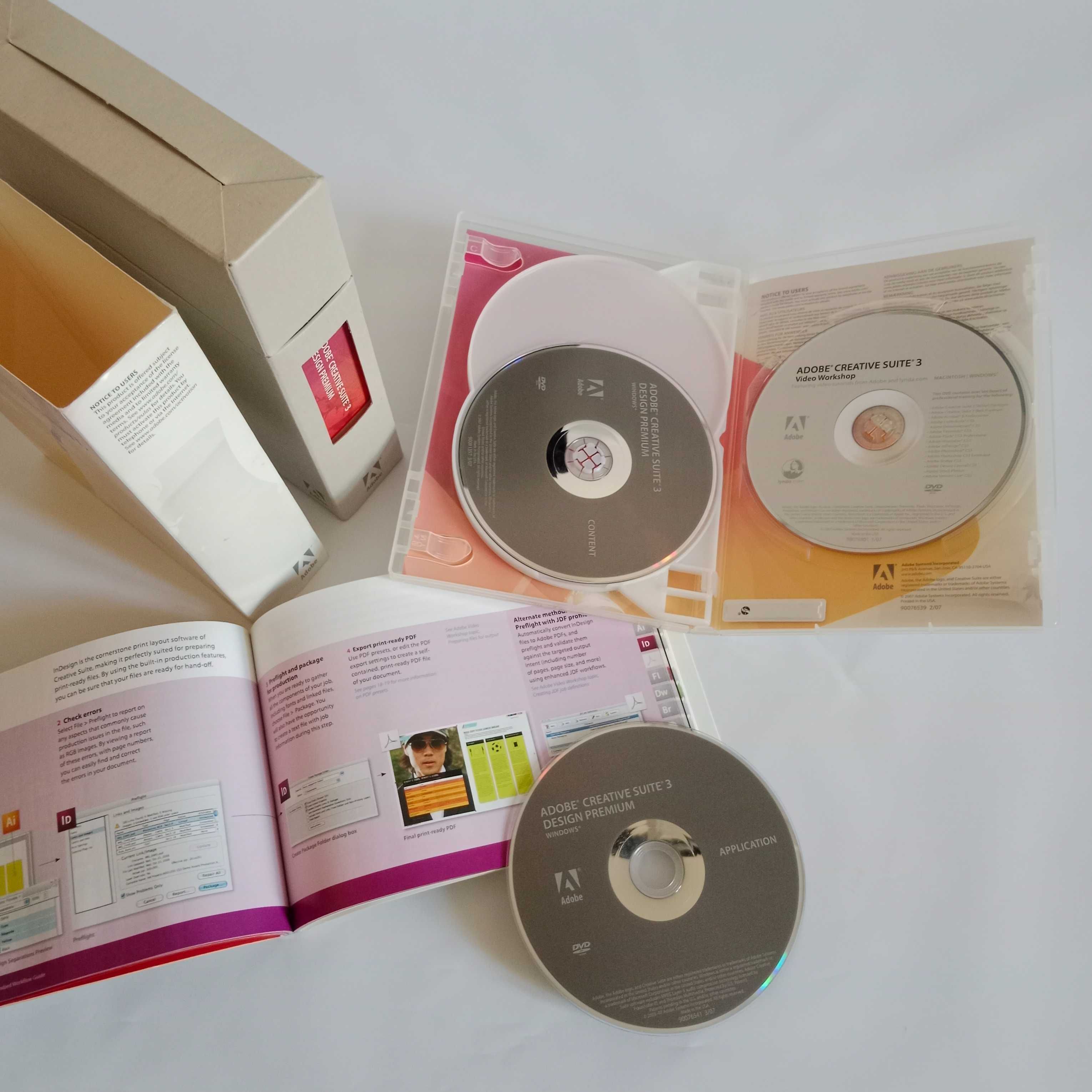 FV Adobe Creative Suite 3 PC en Photoshop Illustrator Indesign i KURS