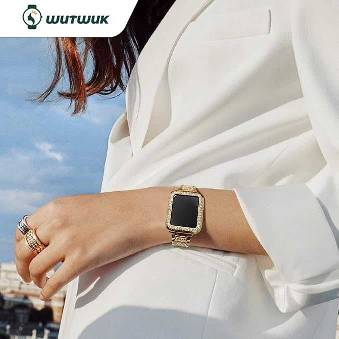 Wutwuk bransoleta Z DIAMENTAMi Apple Watch SE2 9/8/7/6/5/4 38/40/41mm