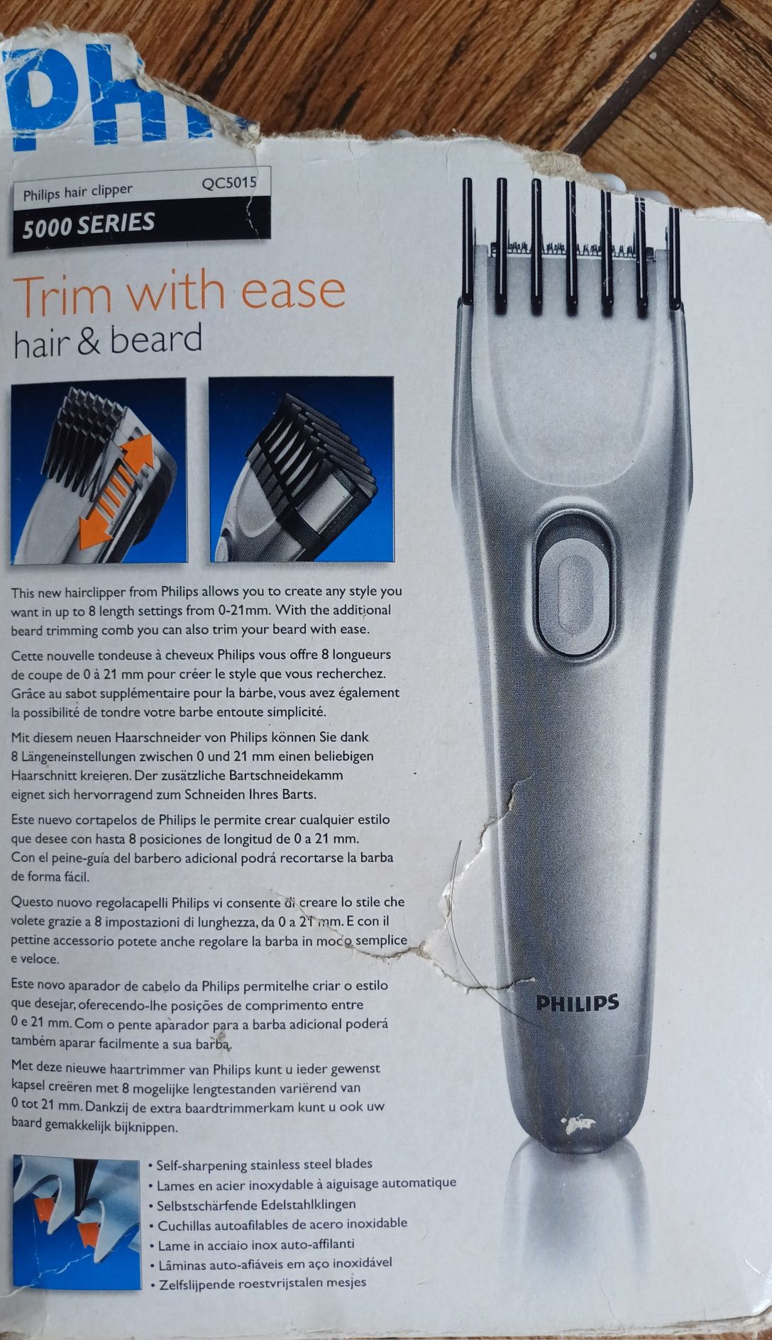 Trymer Philips QV 5015