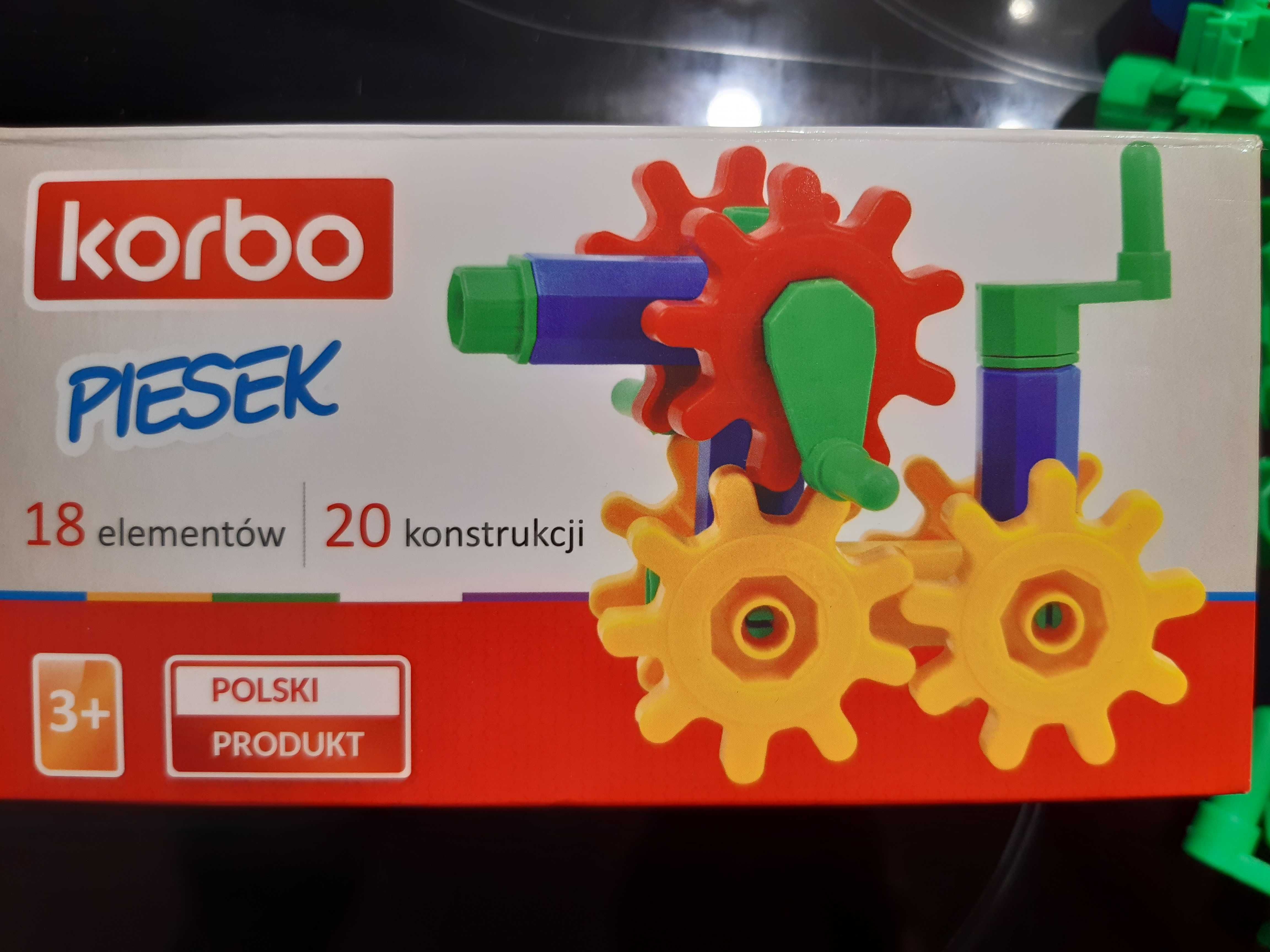 Korbo klocki konstrukcyjne piesek