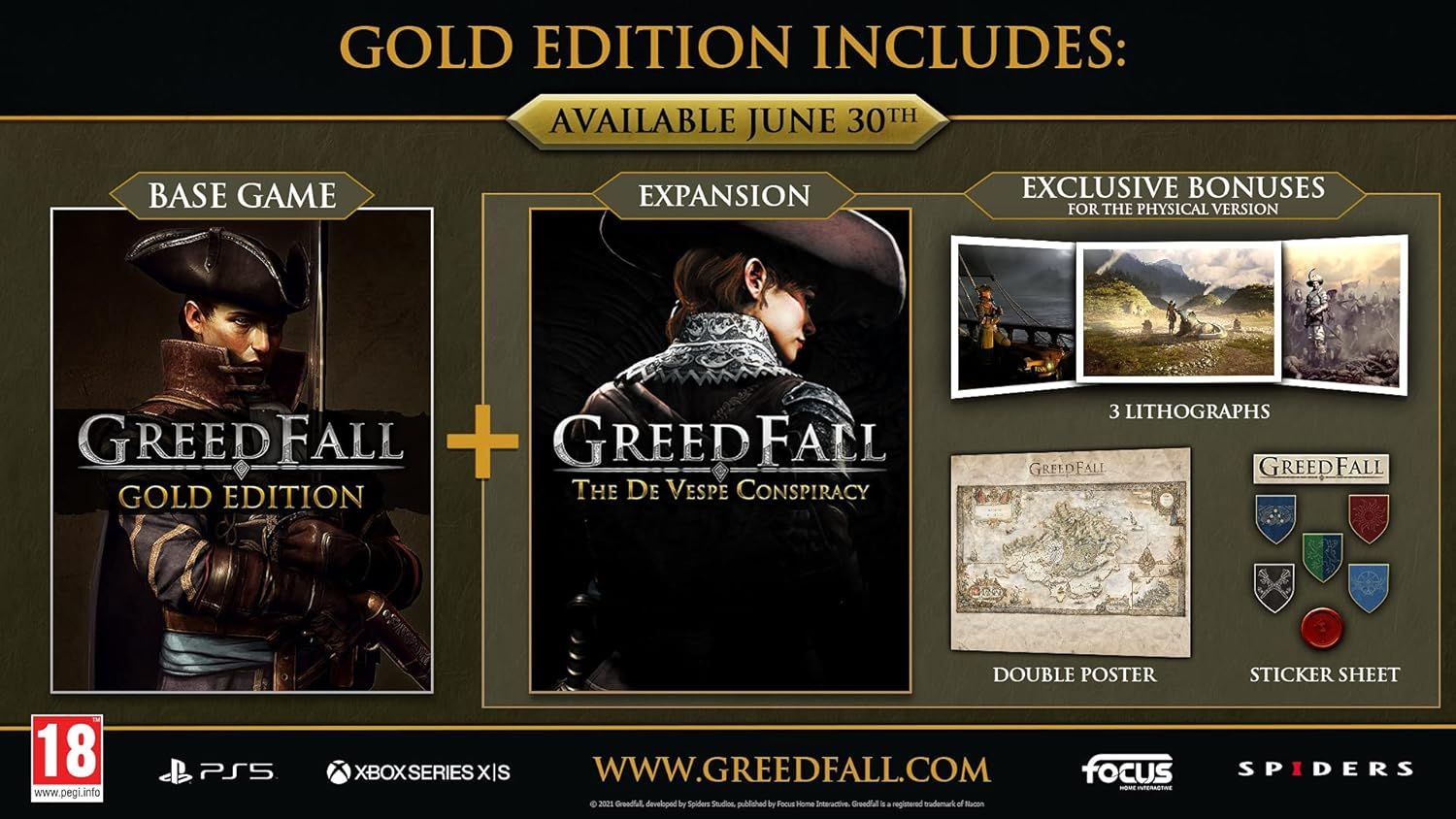 GreedFall Gold Edition (PS5) Gra nowa w folii