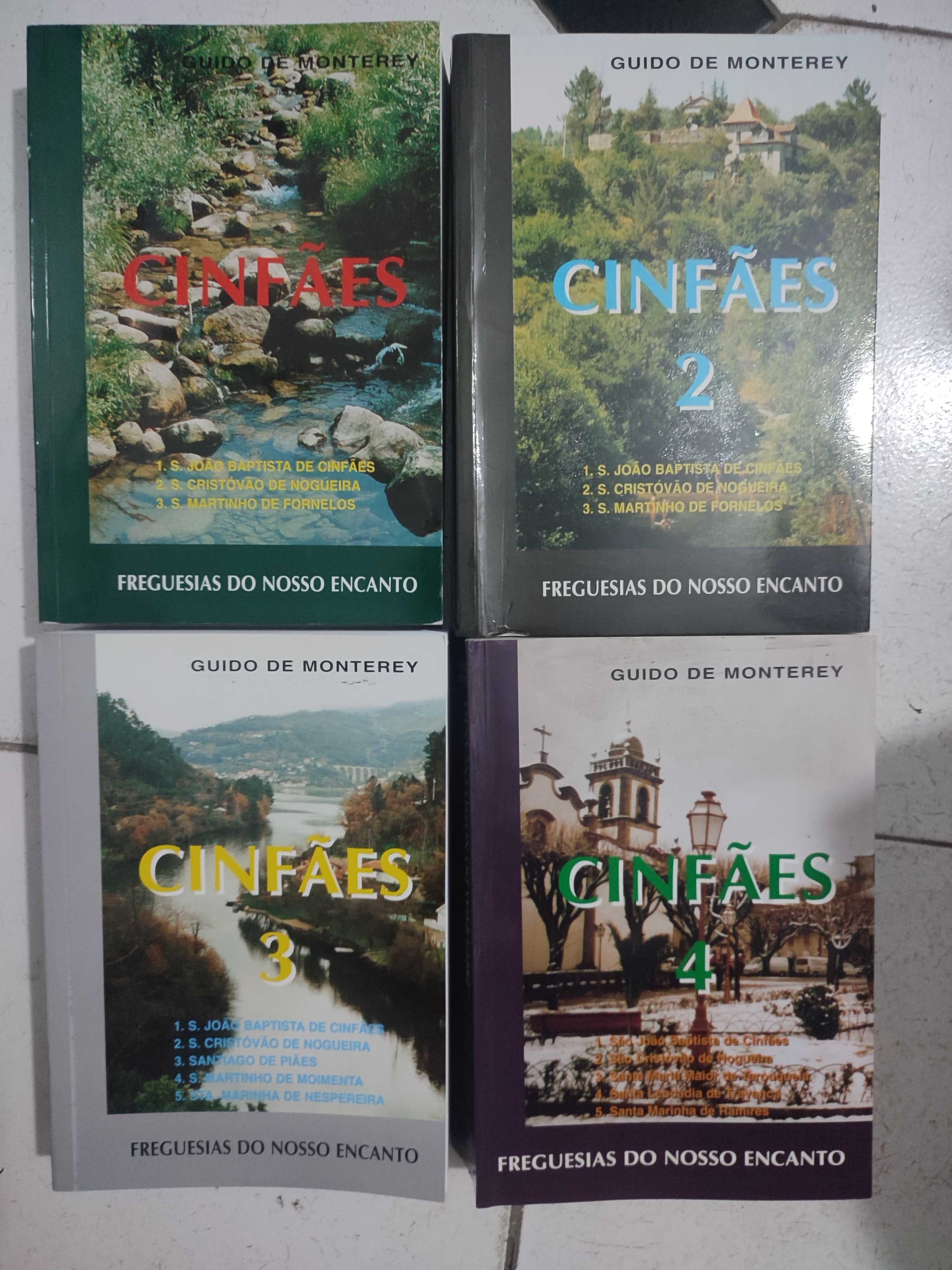 Cinfães - 4 volumes - Guido de Monterey