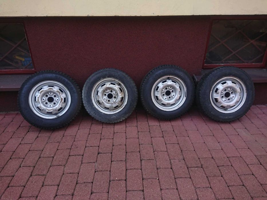 Golf mk1 oryginalne koła stalowe 5j13h + zimówki