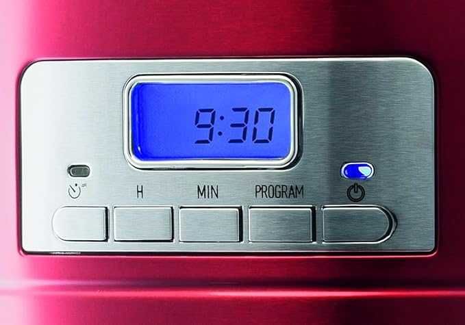 кавоварка, кавомашина Grundig KM 6330  1, 8л 1000вт червоний металік