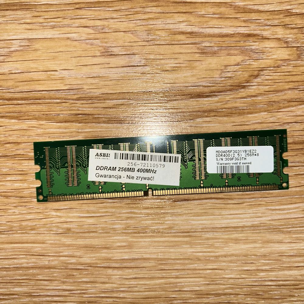 Pamięć RAM ADATA PC-3200  256MB