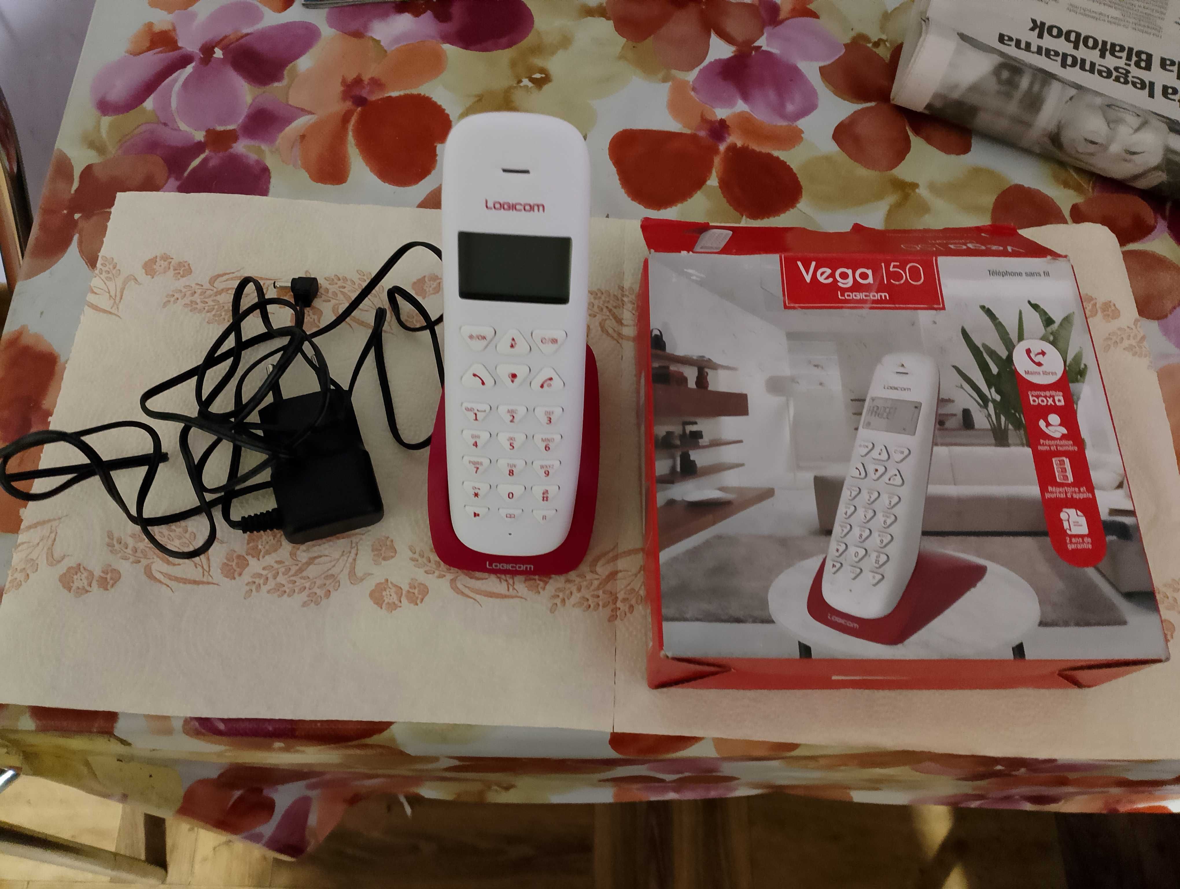 Telefon stacjonarny bezprzewodowy Logicom Vega 150