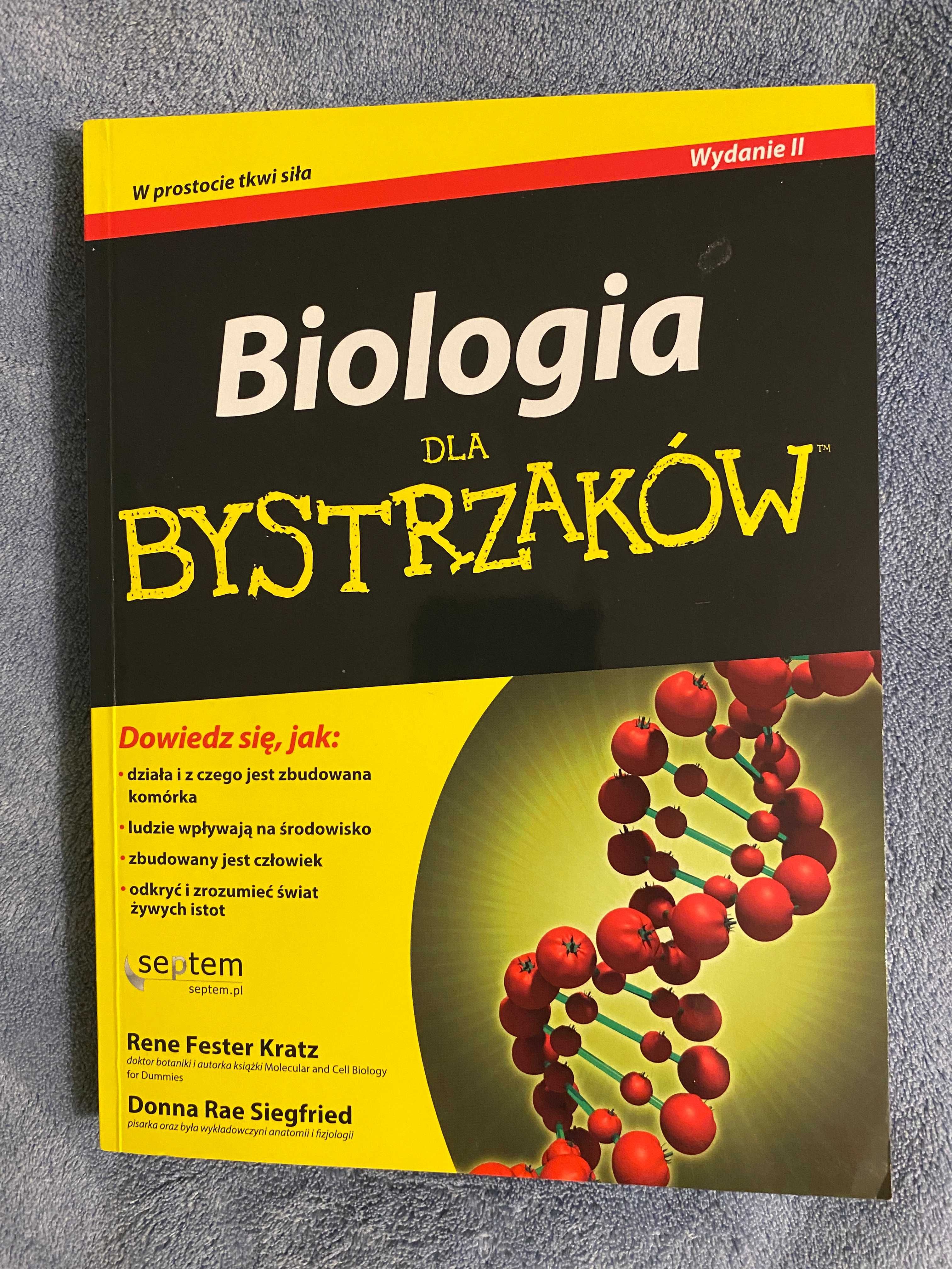 Biologia dla bystrzaków książka podręcznik