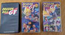 Coleção de 3 cassetes VHS do Dragon Ball GT
