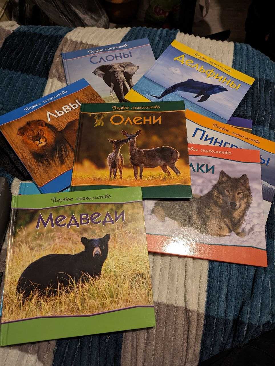 Детские книги Первое знакомство про животных Книги для детей Обучающие