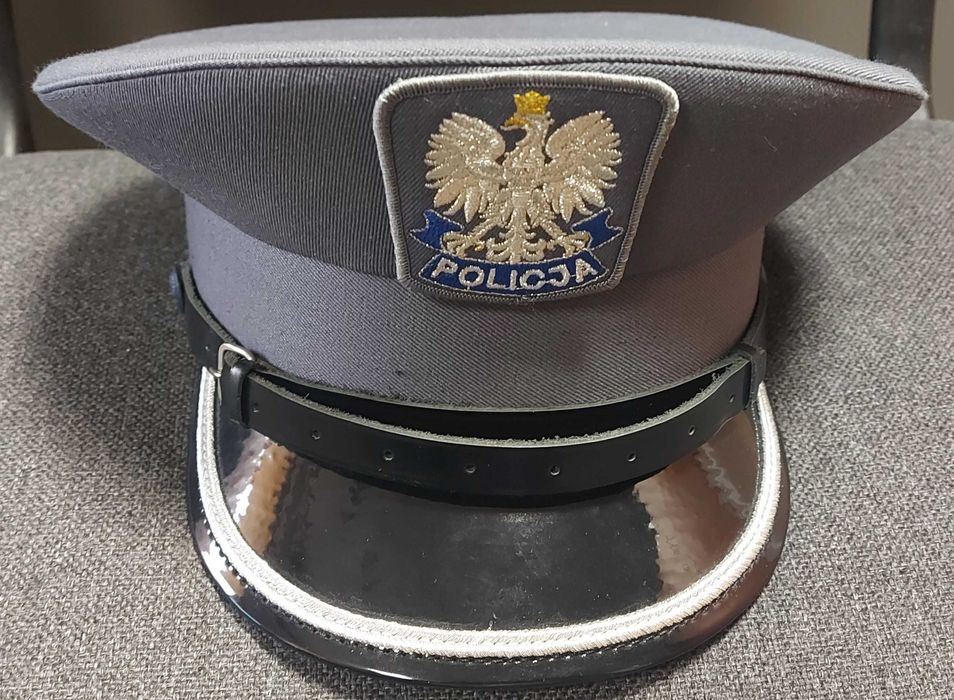 Czapka gabardynowa Policja młodszy oficer roz. 58