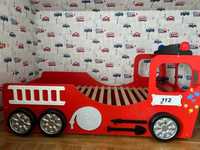 łózko dziecięce - wóz strażacki