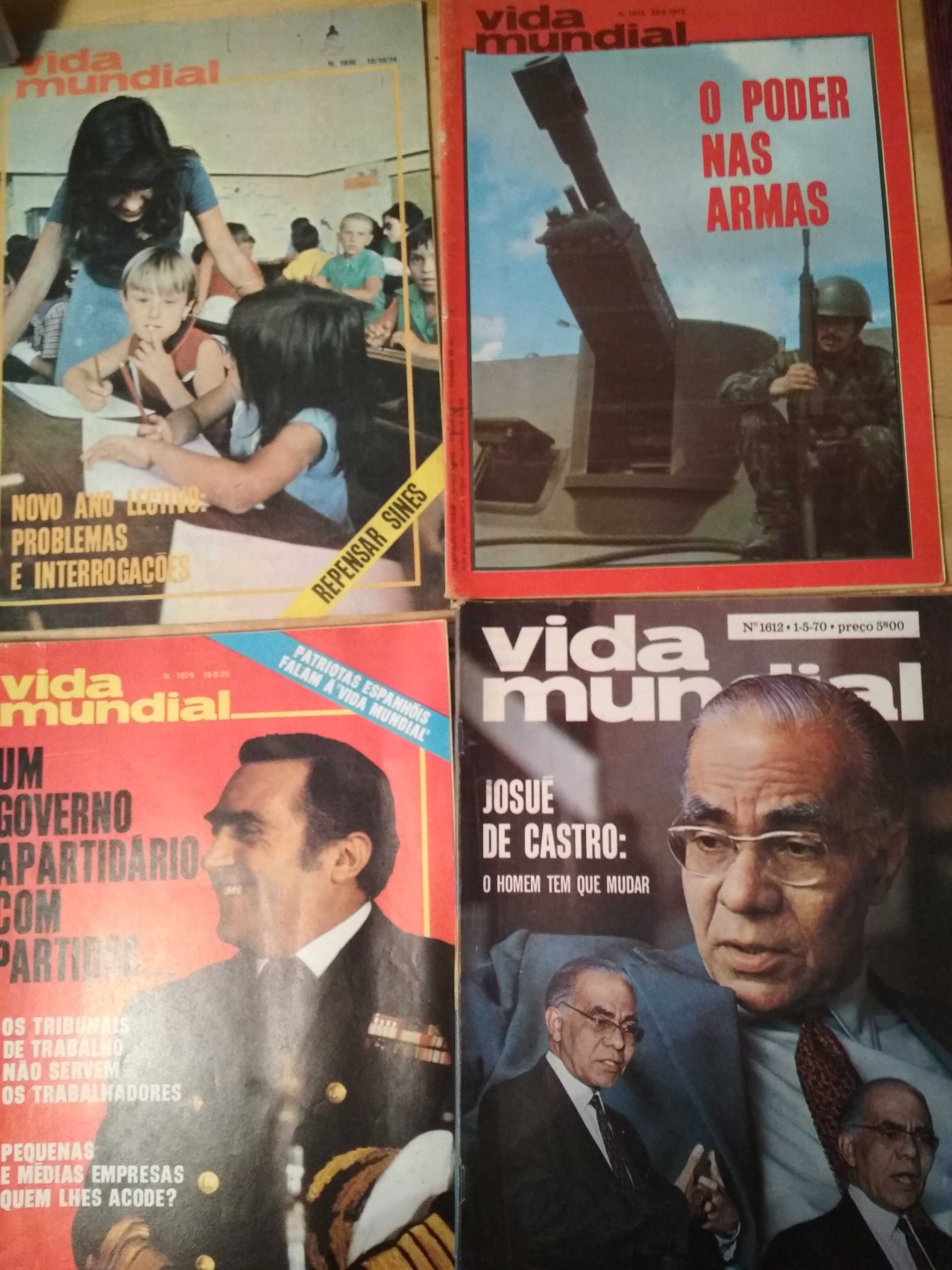 13 revistas Vida mundial, anos 70