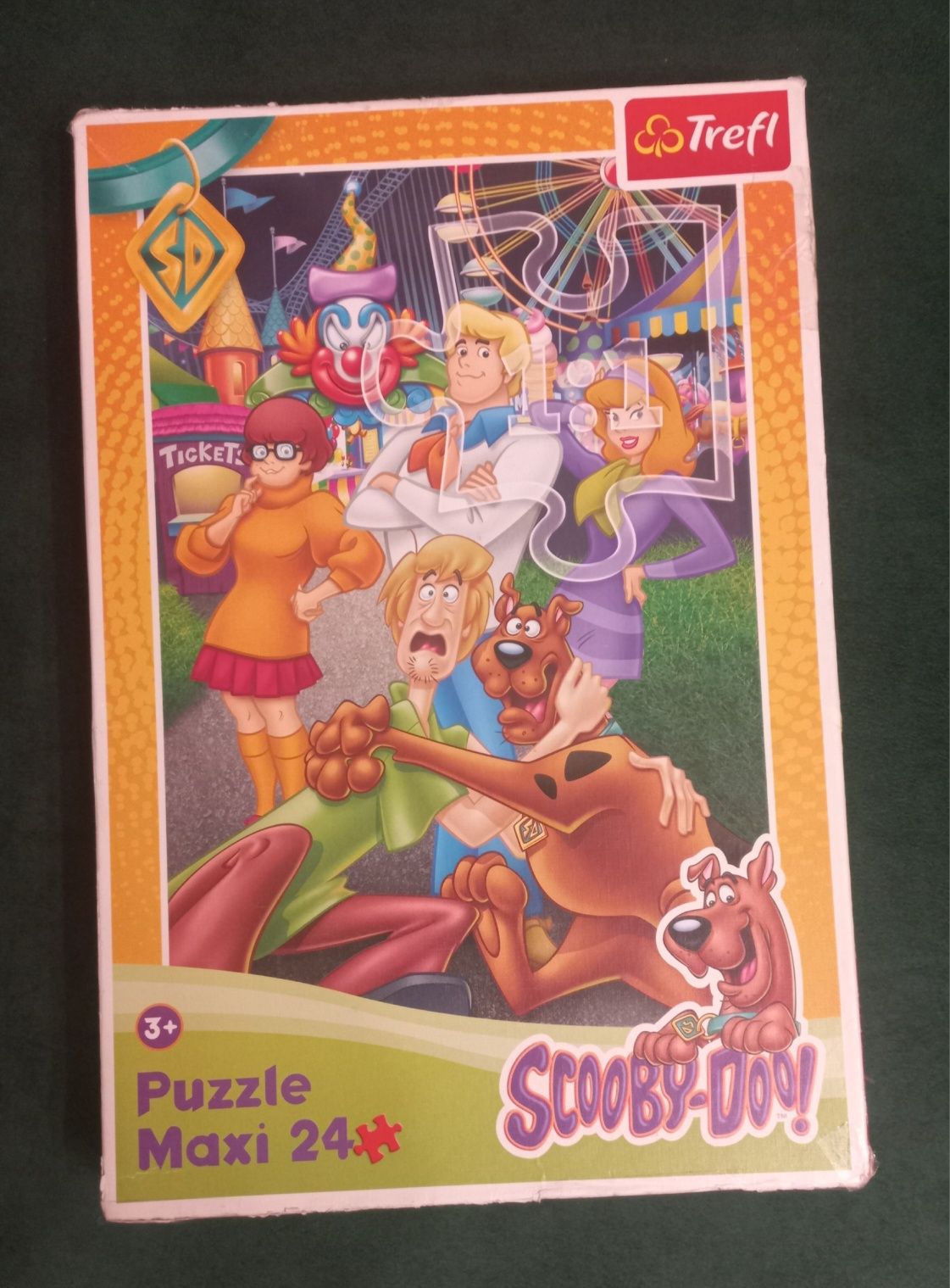 Puzzle Tomek i Przyjaciele oraz Scooby-Doo Maxi 24 duże elementy 2szt.