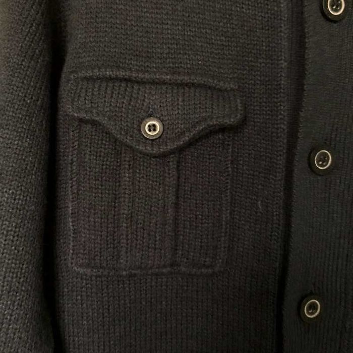 Nowy granatowy męski rozpinany sweter kardigan bez kaptura Dissident S