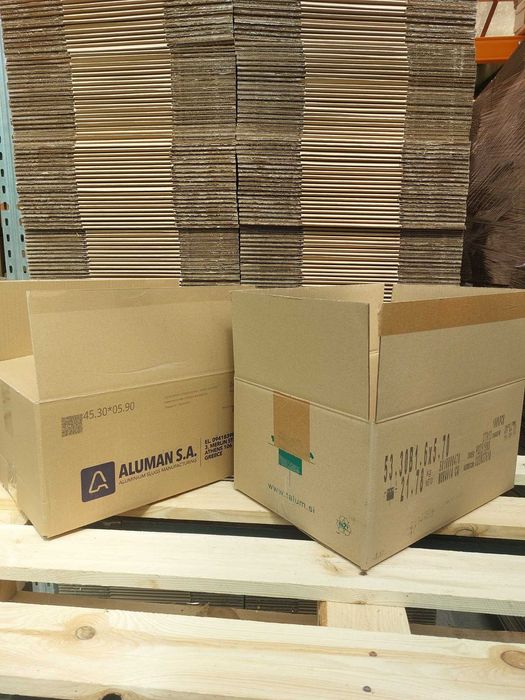 Karton 385x290x190 mm "ALUMAN" 5 warstw fala EB gramatura ok 750g/m2