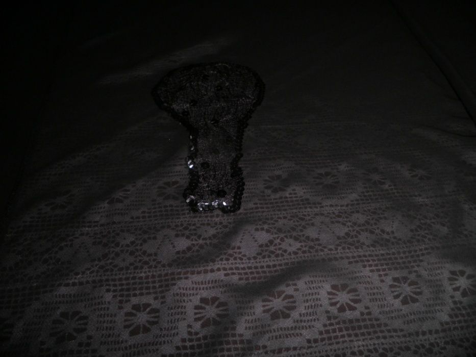 Xaile de tecido trabalhado