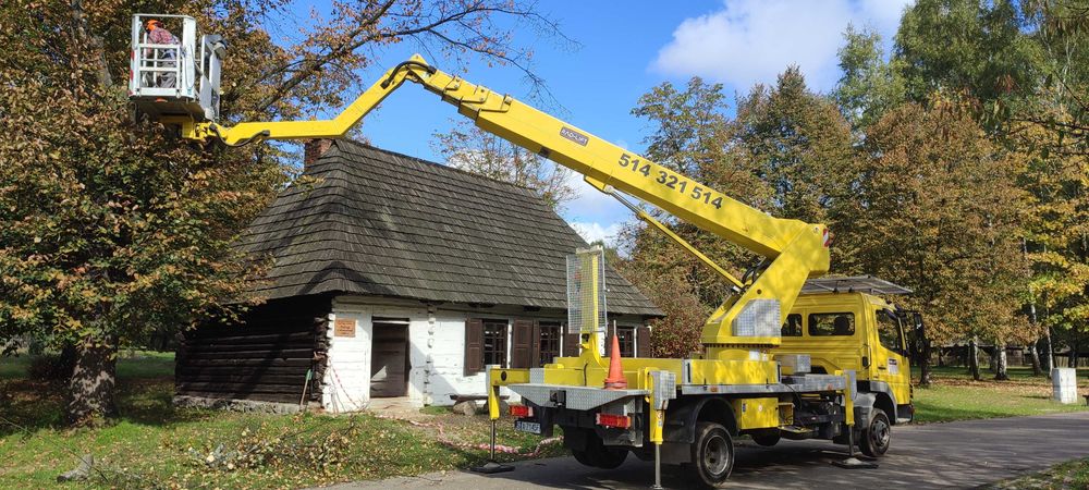 Wynajem zwyżki, podnośnik koszowy 20,21,27m Zabrze