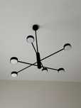 Lampa sufitowa ORBIT black VI 7946 Nowodvorski + żarówki