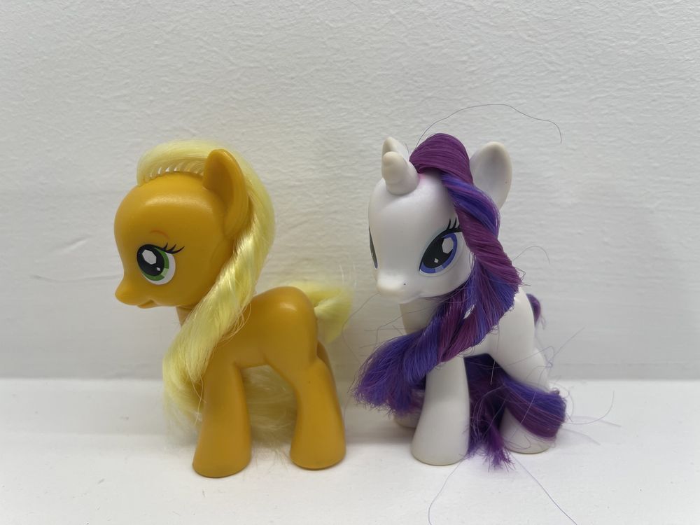 Koniki Rarity i Applejack My Little Pony g4